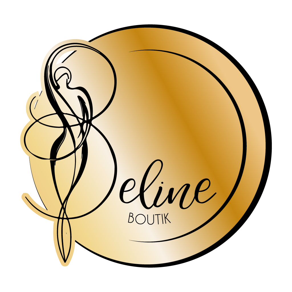 logo beline boutique - bichromatique or noir1024