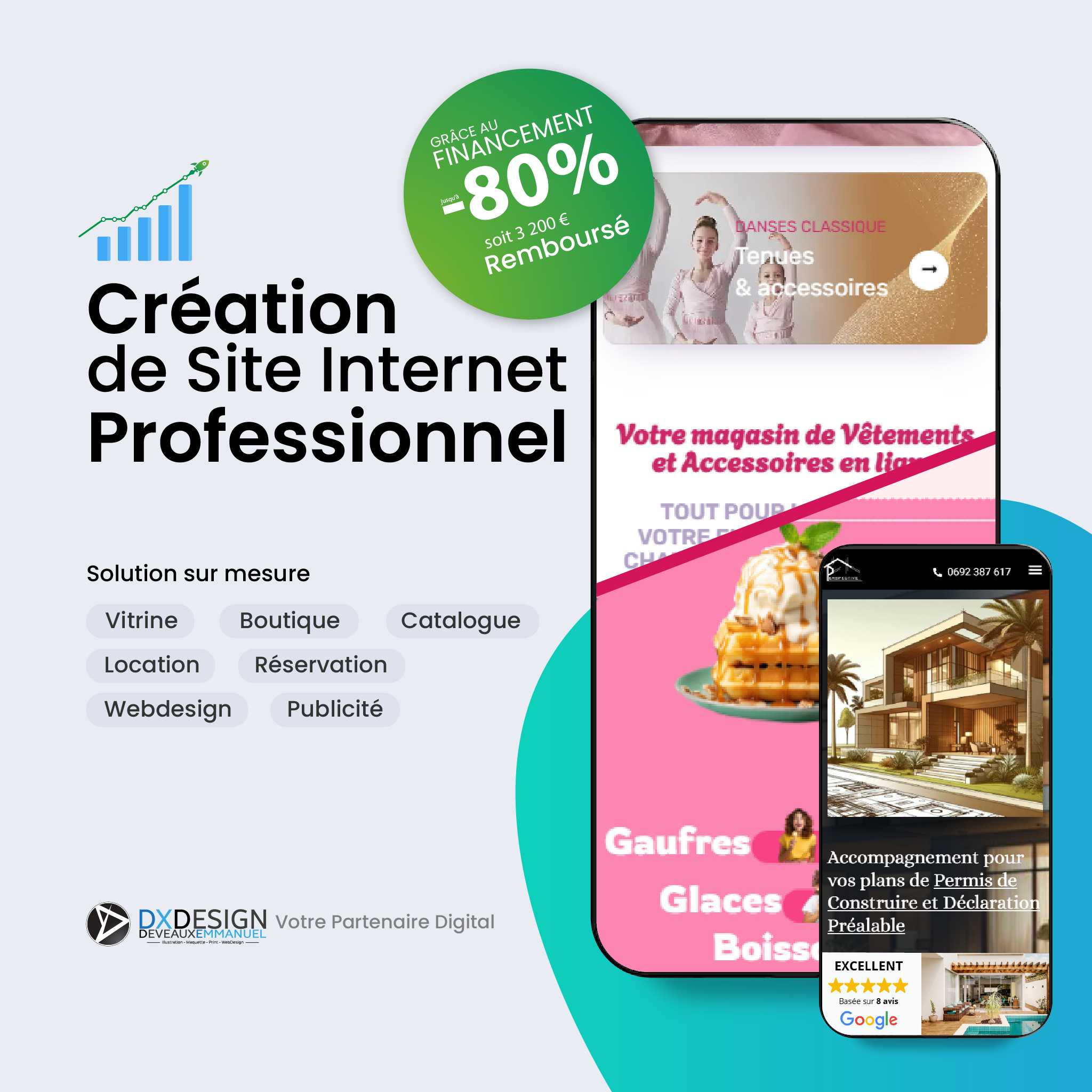 Création de Site Internet Professionnel à la Réunon 974 - DX Consulting-pub-1-1
